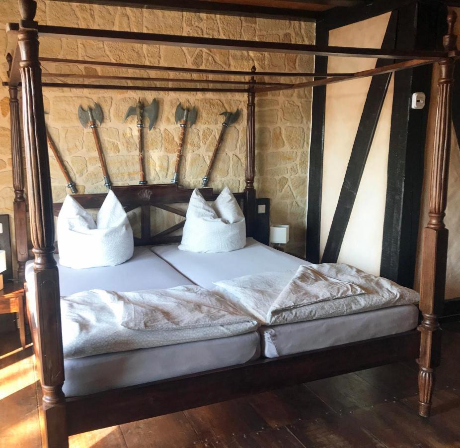 Ferienwohnung Wachstube Mit 3 Schlafraeumen Im Rittergut Leppersdorf Wachau 外观 照片